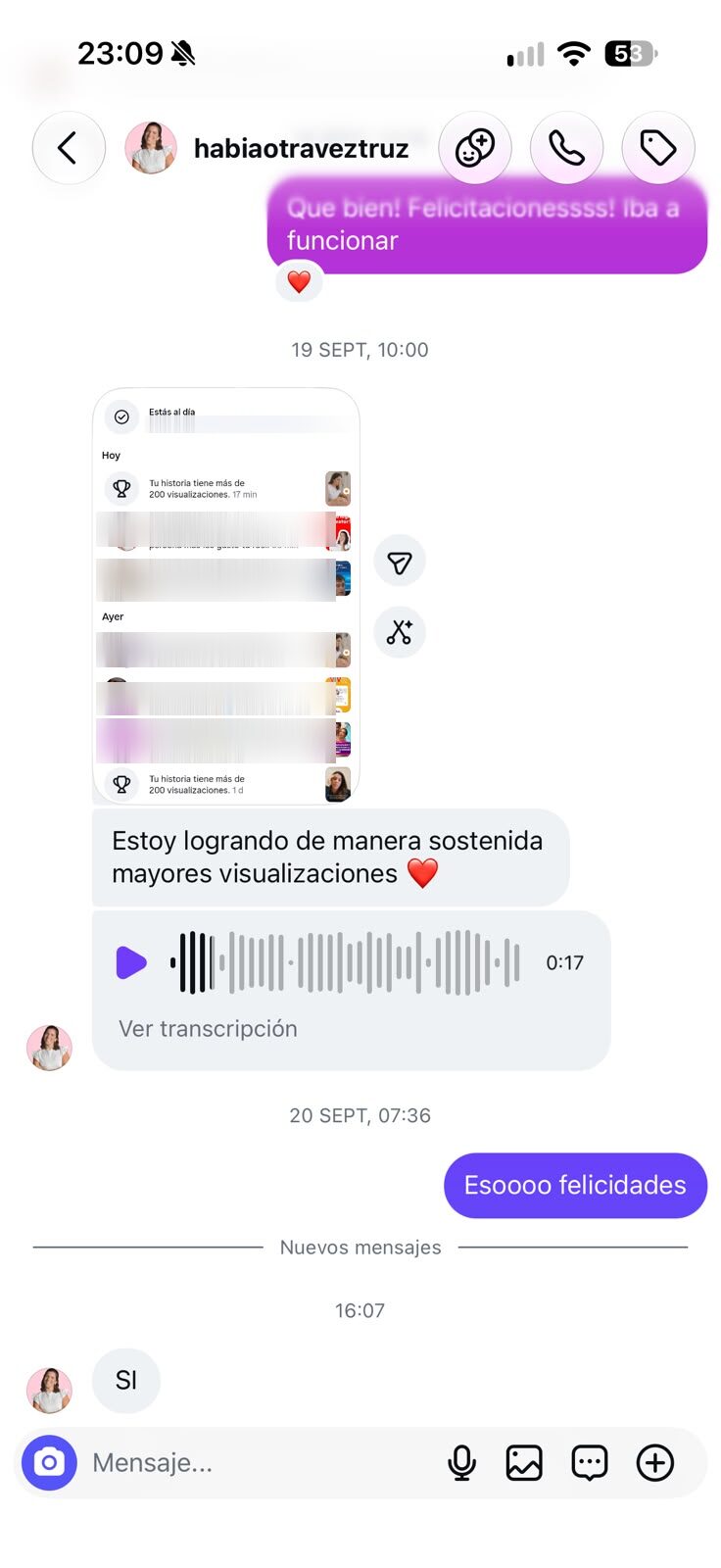habiaotraveztruz logra mayores visualizaciones de manera sostenida